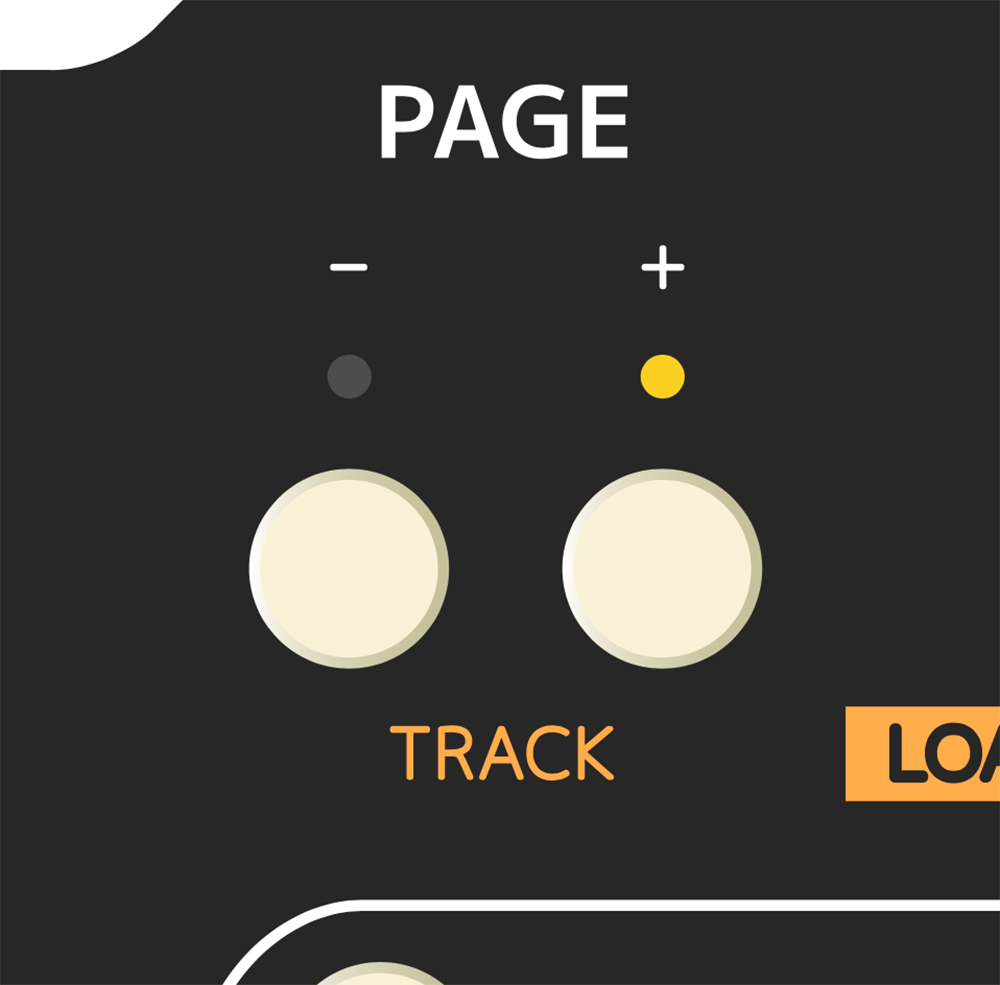 Page Up and Page Down buttons