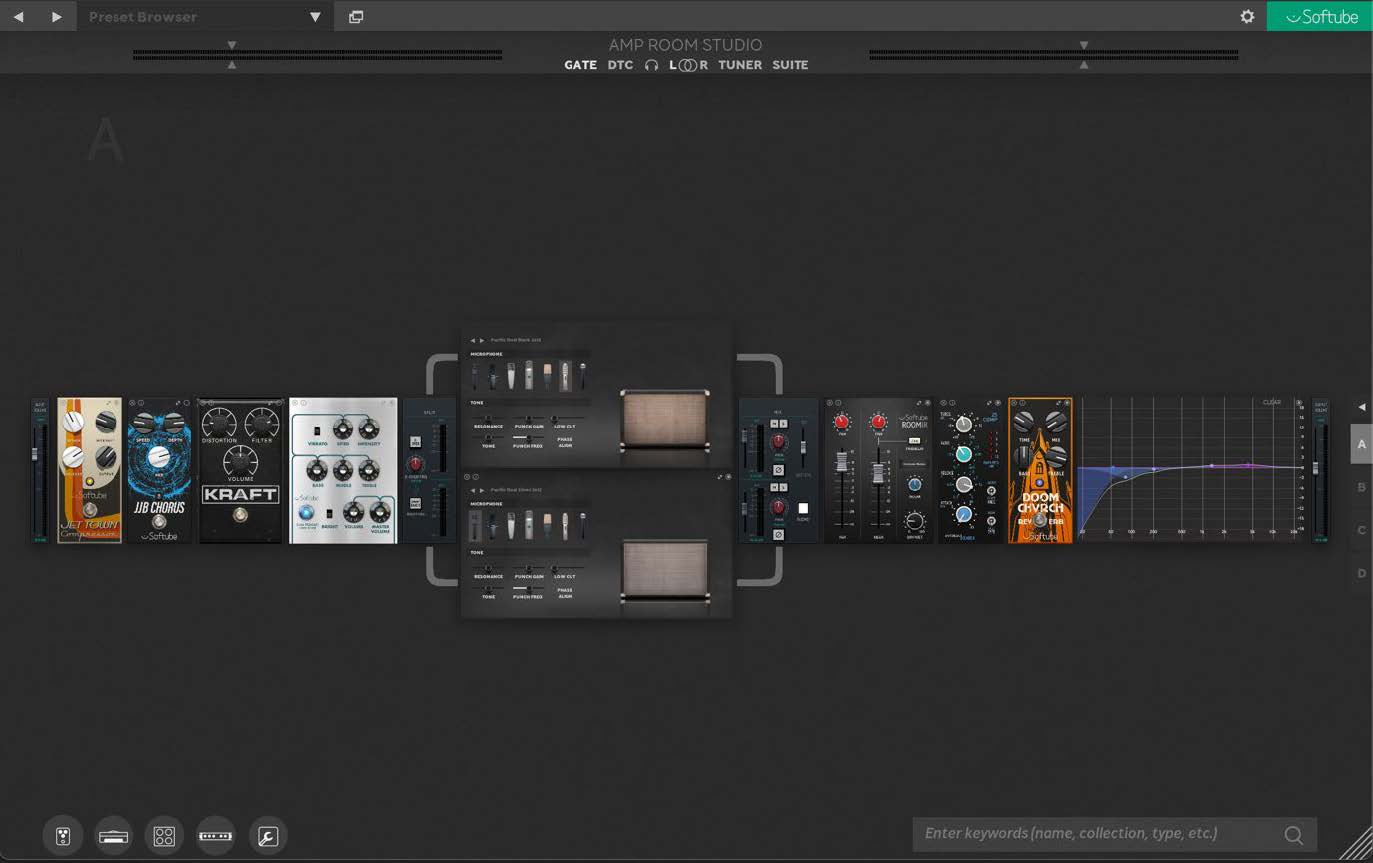 Studio mode. Switch between the two modes by clicking the Suite/Studio button.