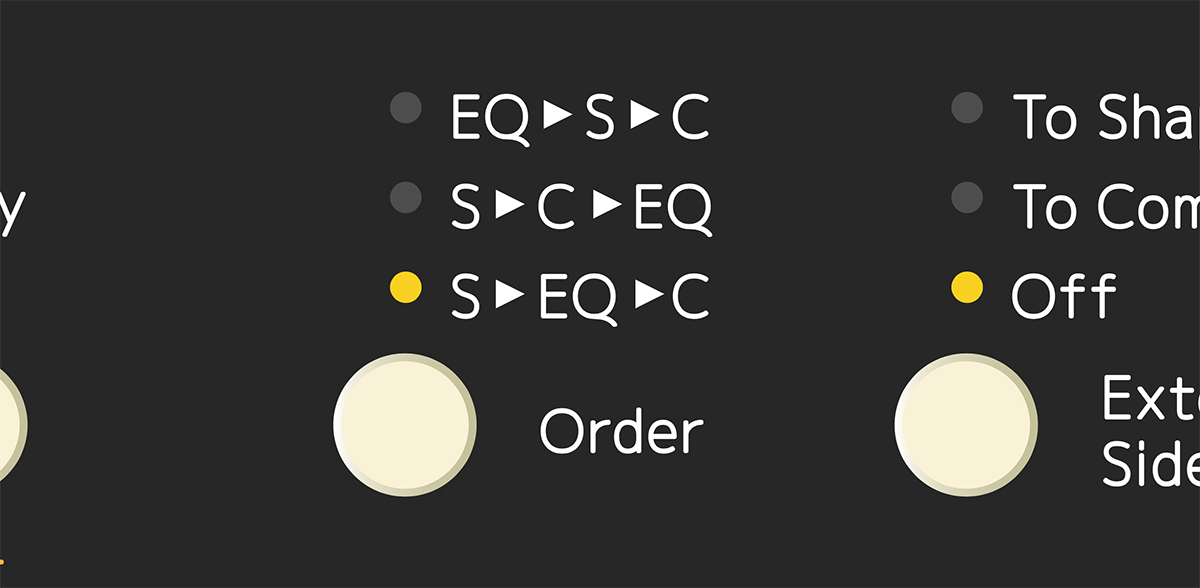 Change the order of Console 1’s sections using the **Order** button.