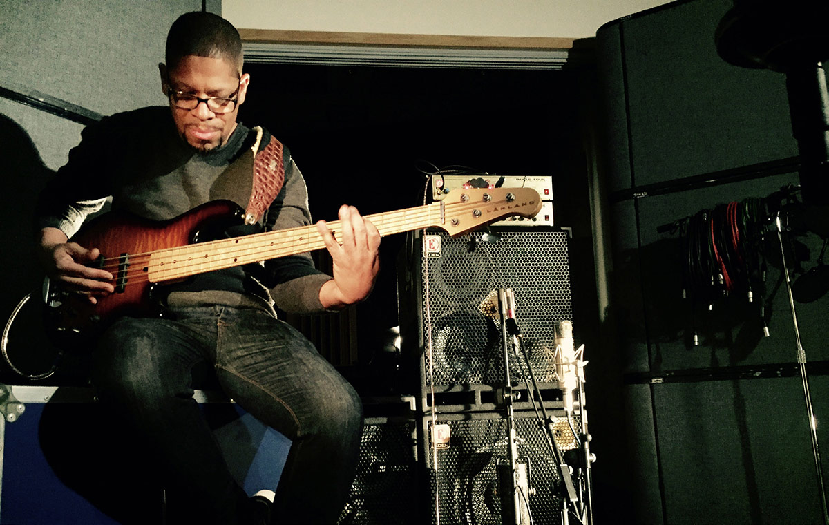 Troy Antunes during the Kore Studios sessions.