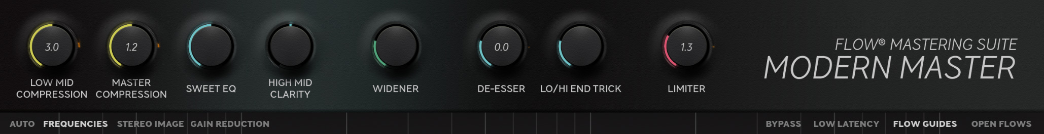 The panel with the Flow Controls.