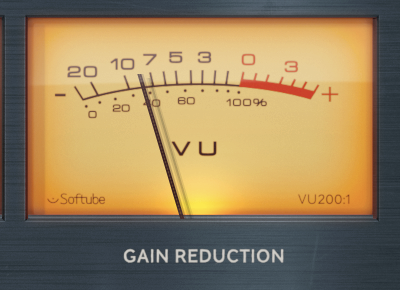 Gain reduction meter.