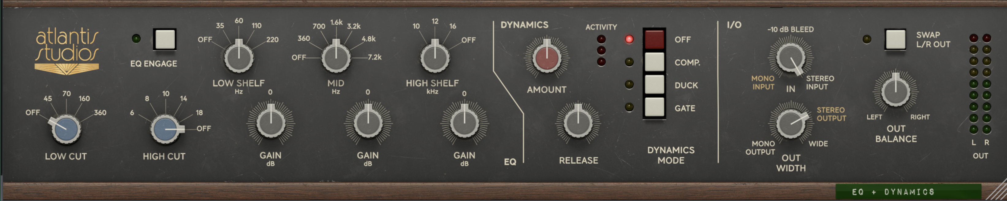 Click anywhere in the bottom section of the interface to reveal this section.