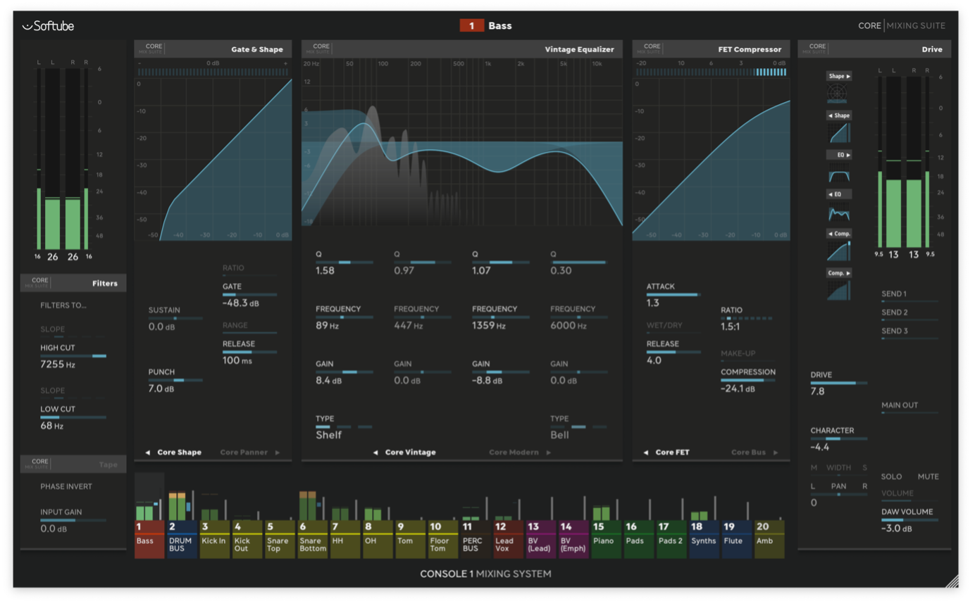 The On-Screen Display application window
